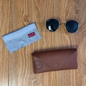 Ray-Ban Icons 50mm Round Metal Sunglasses
